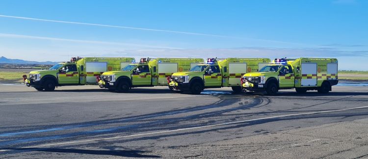 Isavia flugvallaslökkvibílar 2025