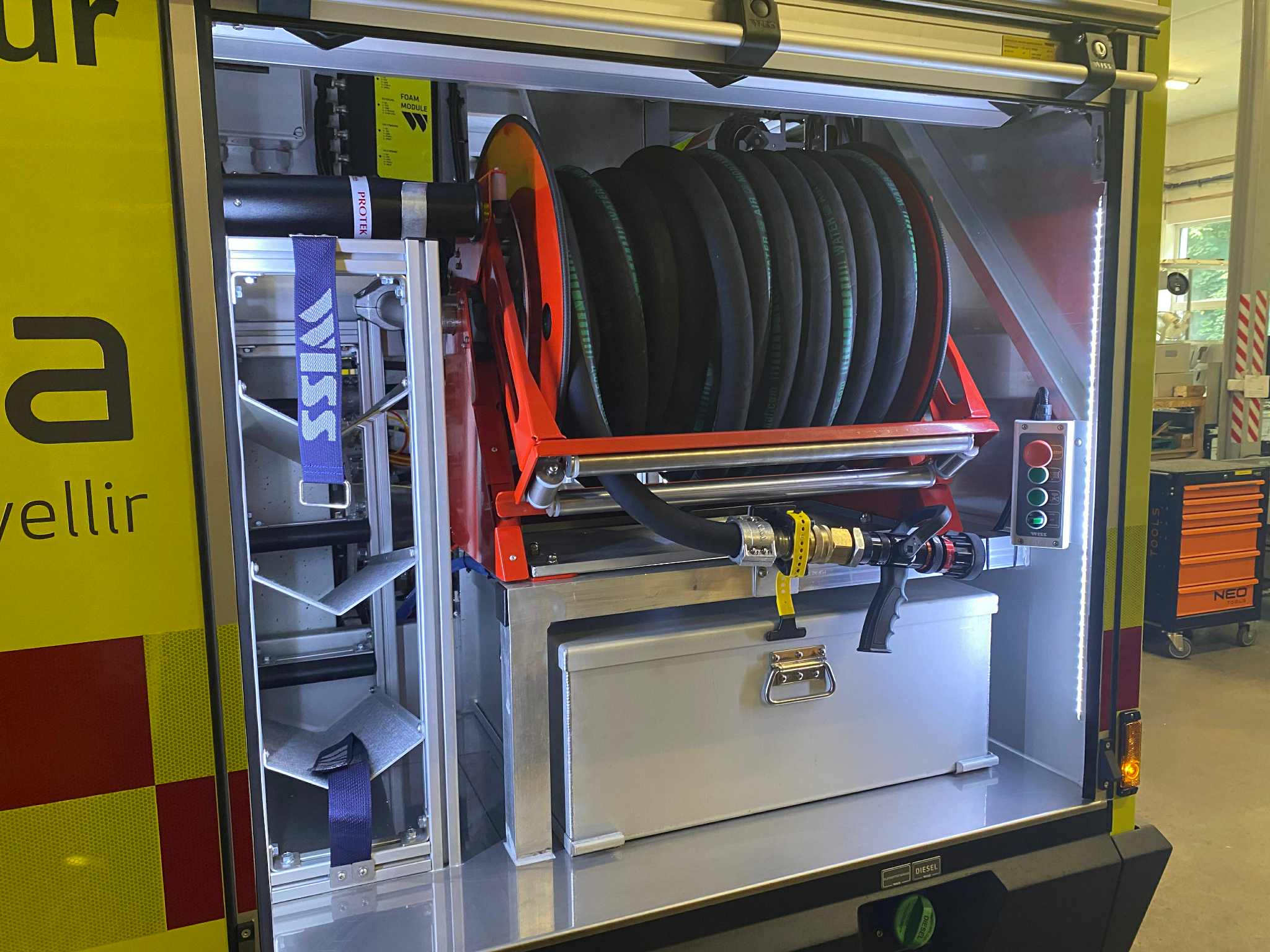 Isavia slökkvibifreiðar 2025