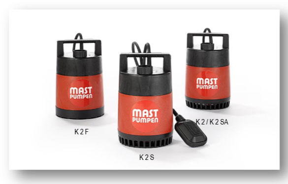 Mast brunndælur