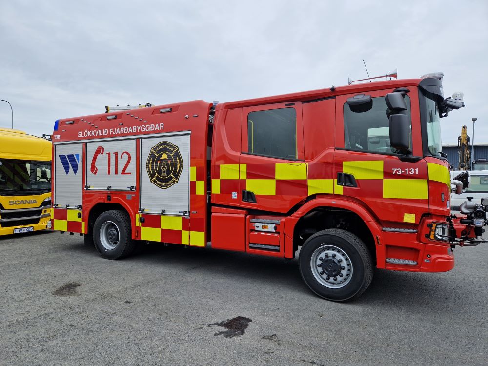 Slökkvibifreið Slökkviliðs Fjarðabyggðar