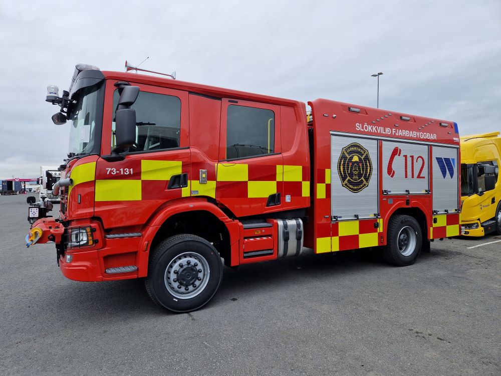 Slökkvibifreið Slökkviliðs Fjarðabyggðar