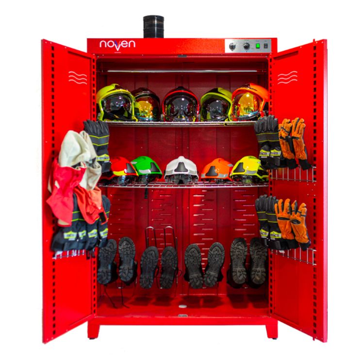 Novven skápar fyrir hlífðarfatnað