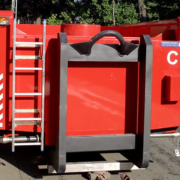 Vatnstankur á gámagrind