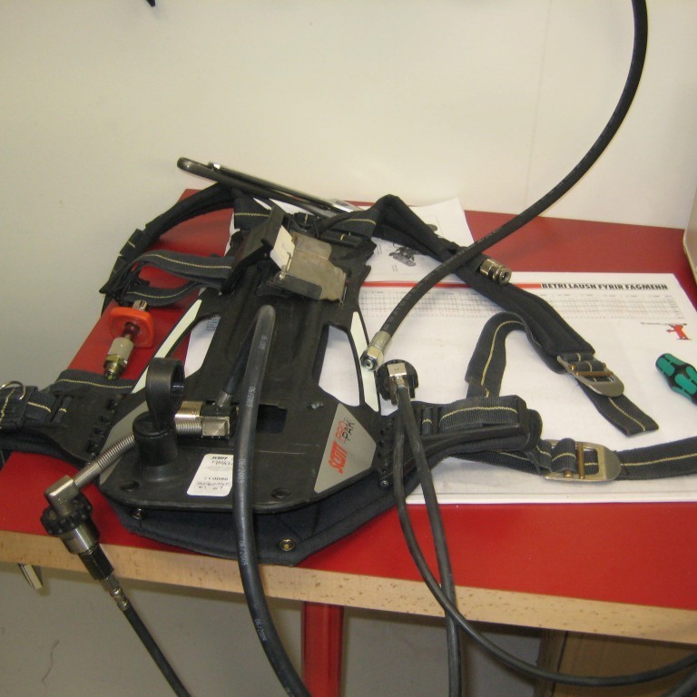 Fyrsta Scott Propak tækið í skoðun