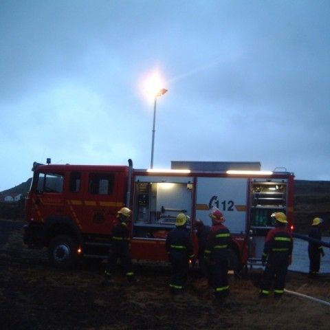 Öflugt ljósamastur