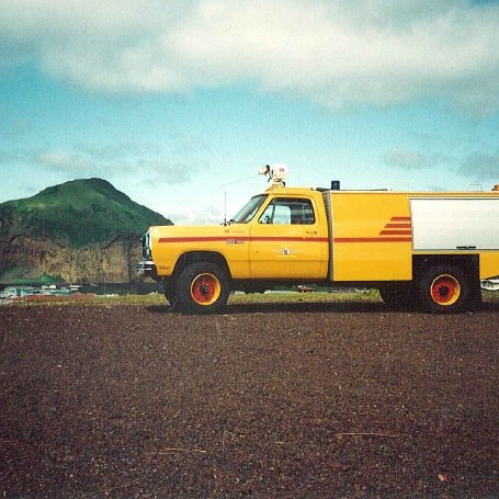 Fyrir flugvöllinn í Vestmannaeyjum