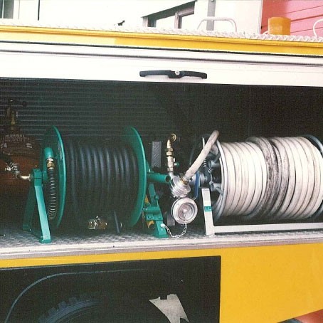 Slöngukefli fyrir Halon og vatn