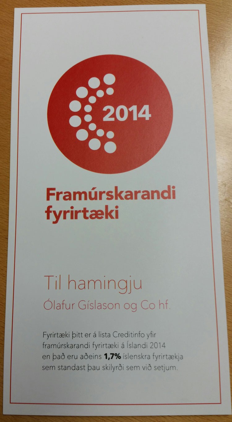 Framúrskarandi fyrirtæki