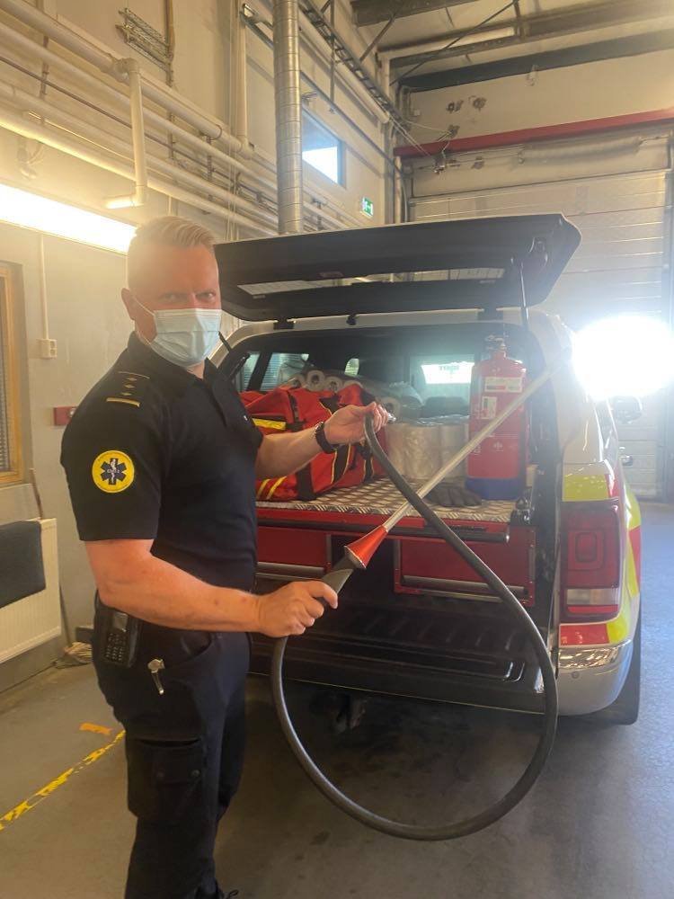 Fyrsti aðili á vettvang getur hæglega notað þetta sem fyrsta viðbragð