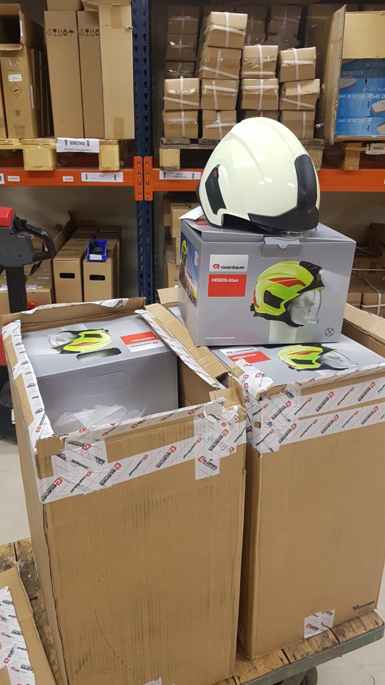 Rosenbauer Titan slökkviliðsmannahjálmar