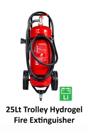 Hydrogel slökkvivagnar